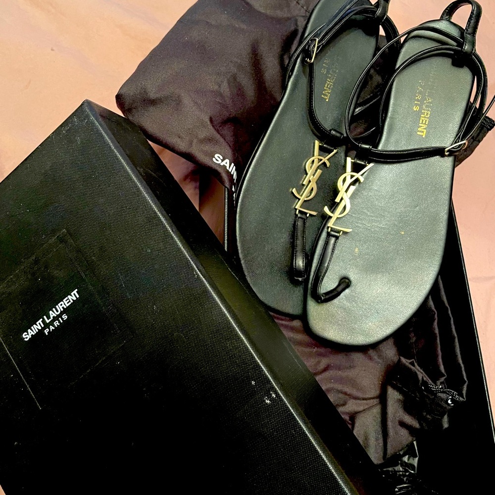 YSL T-Strap sandals